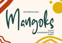 Mangoks Font - Featured Image