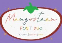 Mangosteen Font - Featured Image