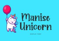 Manise Unicorn Font - Featured Image