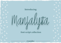 Manjalyta Font - Featured Image