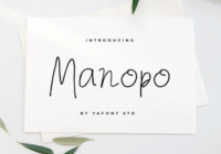 Manopo Font - Featured Image