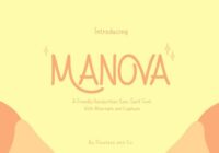 Manova Font - Featured Image