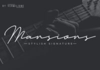 Mansions Font - Featured Image