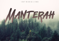 Manterah Font - Featured Image