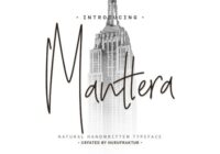 Manterra Font - Featured Image