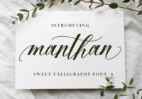 Manthan Font - Featured Image