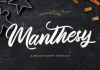 Manthesy Font - Featured Image