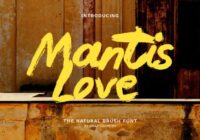 Mantis Love Font - Featured Image