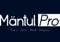 Mantul Pro Font - Featured Image