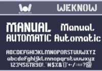 Manual Automatic Font - Featured Image