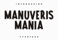 Manuveris Mania Font - Featured Image