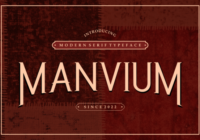 Manvium Font - Featured Image