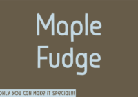Maple Fudge Font - Featured Image