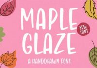Maple Glaze Font - Featured Image