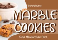 Marble Cookies Font - Featured Image