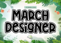March Designer Font - Featured Image