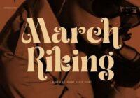 March Riking Font - Featured Image