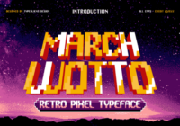 March Wotto Font - Featured Image
