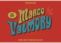 Marco Valmory Font - Featured Image