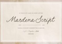 Mardena Font - Featured Image