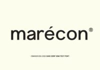 Marecon Font - Featured Image