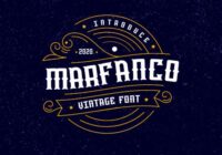 Marfanco Font - Featured Image