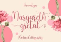 Margareth Gretal Font - Featured Image