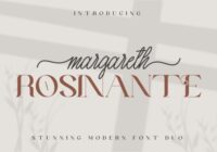 Margareth Rosinante Duo Font - Featured Image