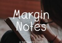 Margin Notes Font - Featured Image
