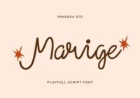 Marige Font - Featured Image