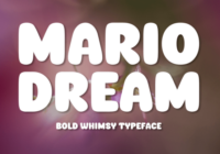 Mario Dream Font - Featured Image