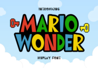 Mario Wonder Font - Featured Image