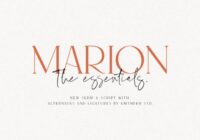 Marion & the Essentials Font - Featured Image