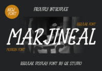 Marjineal Font - Featured Image
