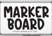 Marker Board Font - Featured Image