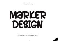 Marker Design Font - Featured Image