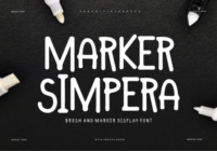 Marker Simpera Font - Featured Image