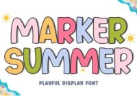 Marker Summer Font - Featured Image
