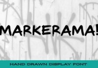 Markerama Font - Featured Image