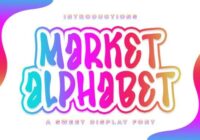 Market Alphabet Font - Featured Image