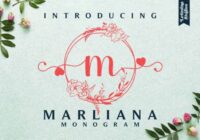 Marliana Monogram Font - Featured Image
