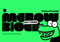 Marow Block Font - Featured Image