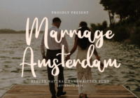 Marriage Amsterdam Font - Featured Image