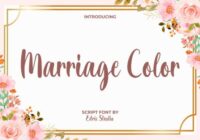Marriage Color Font - Featured Image