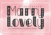 Marry Lovely Font - Featured Image