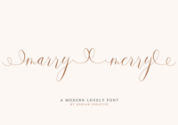 Marry Merry Font - Featured Image