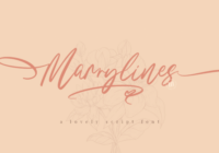 Marrylines Font - Featured Image