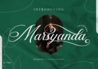 Marsyanda Font - Featured Image