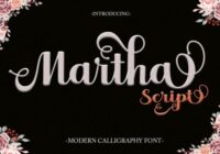 Martha Script Font - Featured Image