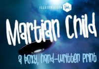 Martian Child Font - Featured Image